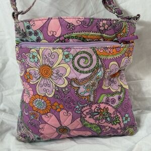 Vera Bradley Mod Floral Hipster Adjustable Strap Crossbody Purse ~ Retired 2009